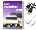 Roku Premiere | 4K/HDR Streaming Media Player Wi-Fi® Enabled with Premium High Speed HDMI® Cable and Simple Remote + Tigology Accessories