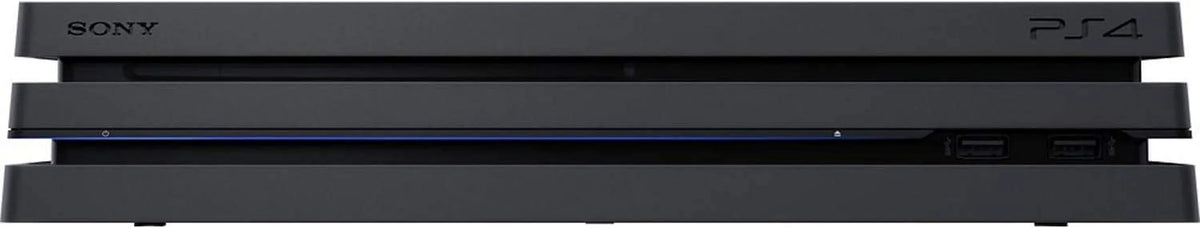 Sony PlayStation 4 Pro 1TB Gaming Console Black HDMI Cable 2 Controller With BOLT AXTION Cleaning Kit Bundle Like New
