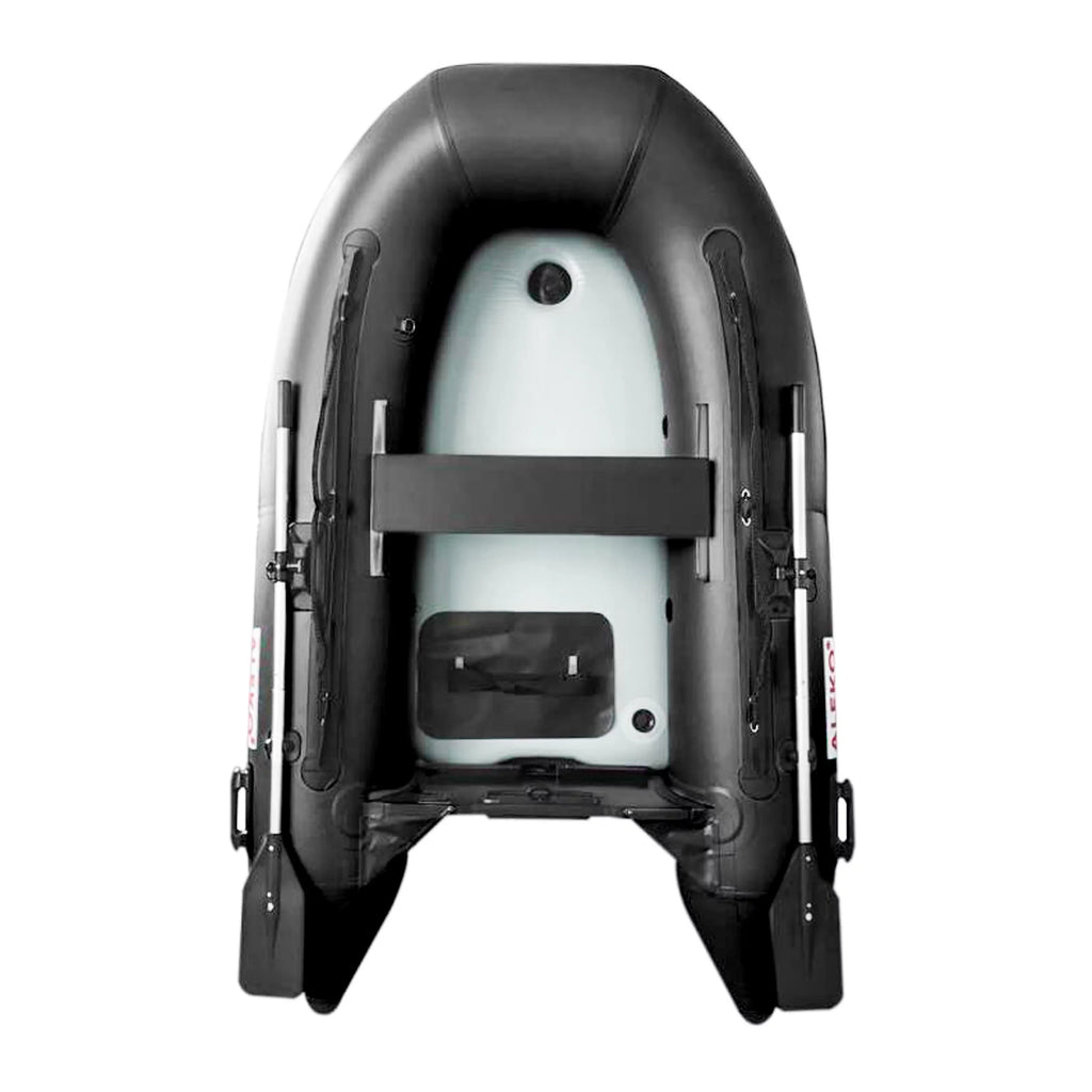 ALEKO InfLatitudeable Air Floor Fishing Boat - 8.4 Foot - Black