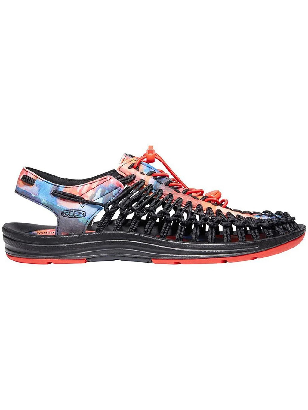 Keen Womens Uneek  Footbed Caged Strappy Sandals