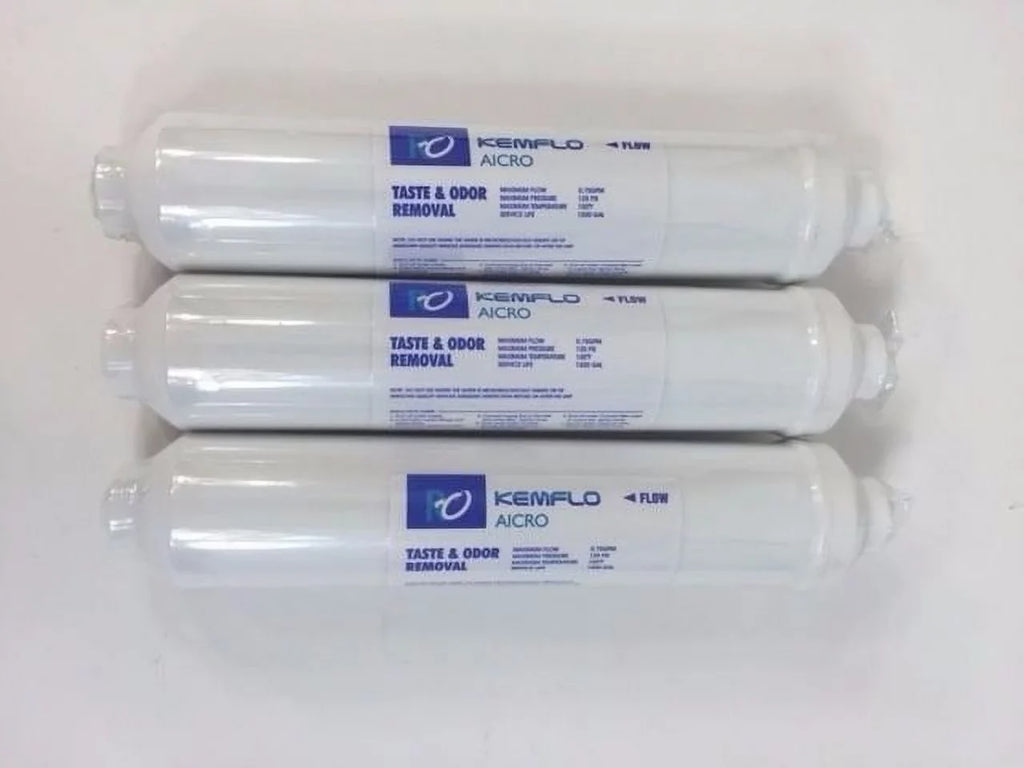 New 3 Pack AICRO-Q 10"  2" Inline Filter w/ 1/4" Built-in Quick-Connect Fitting