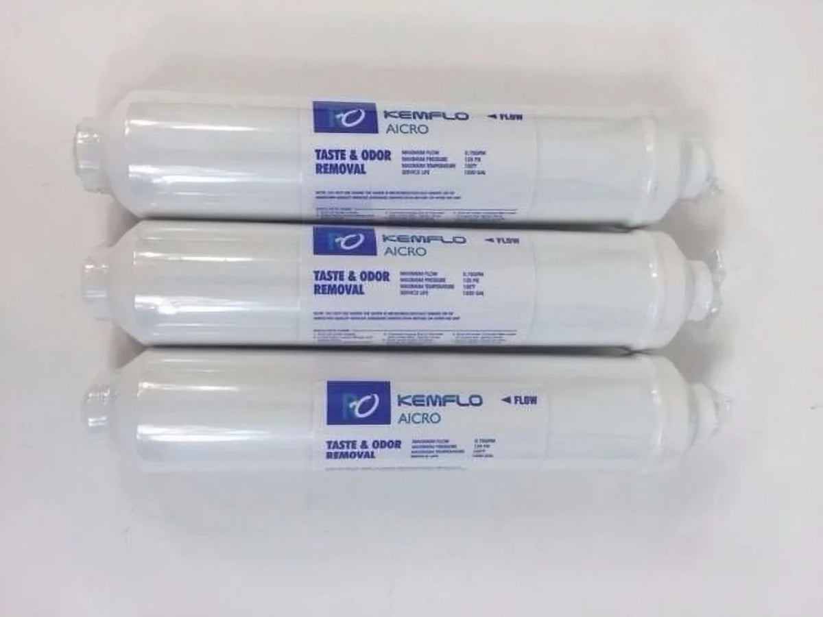 New 3 Pack AICRO-Q 10"  2" Inline Filter w/ 1/4" Built-in Quick-Connect Fitting