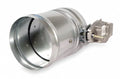 Dayton Round Smoke Damper,8-1/4 In. D,120V  3HGH7