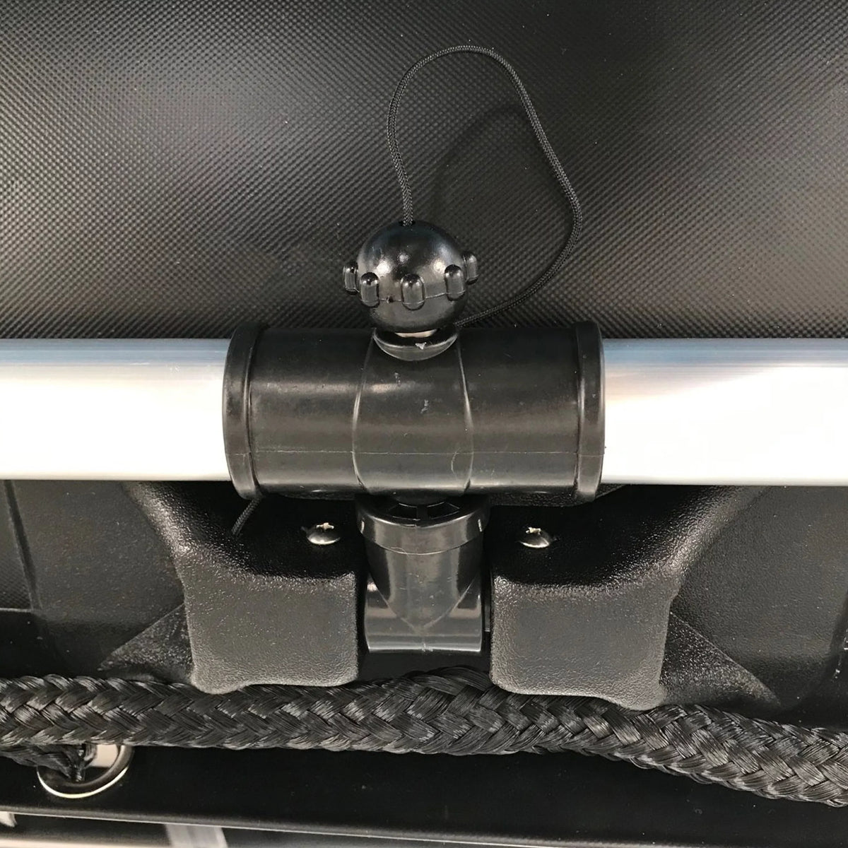 ALEKO InfLatitudeable Air Floor Fishing Boat - 8.4 Foot - Black