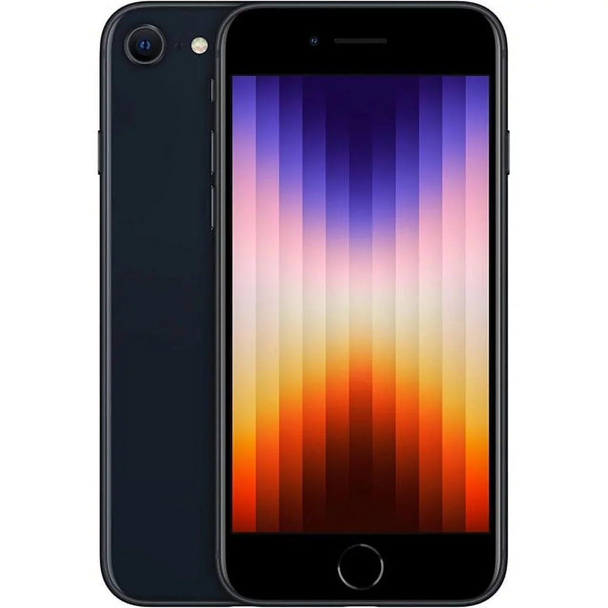 Restored Apple iPhone SE (3rd Gen) A2595 (Fully Unlocked) 64GB Midnight (Grade A) w/ Gift Box (Refurbished)