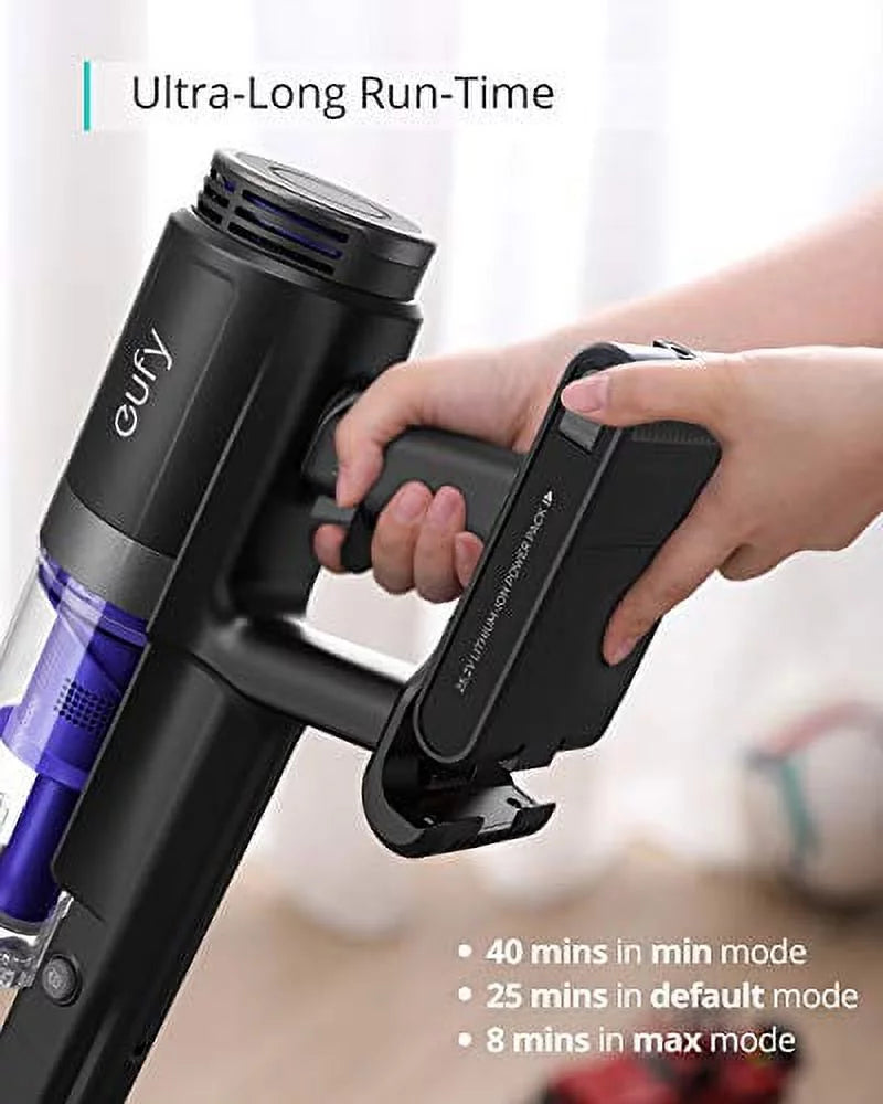 eufy by Anker, HomeVac S11 Go, Cordless Stick Vacuum Cleaner, Lightweight, Cordless, 120AW Suction Power, Detachable Battery, Cleans Carpet to Hard Floor