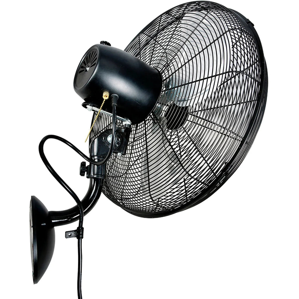 Global Industrial 20" Industrial Wall Mounted OscilLatitudeing Fan, 5,250 CFM, 1/6 HP