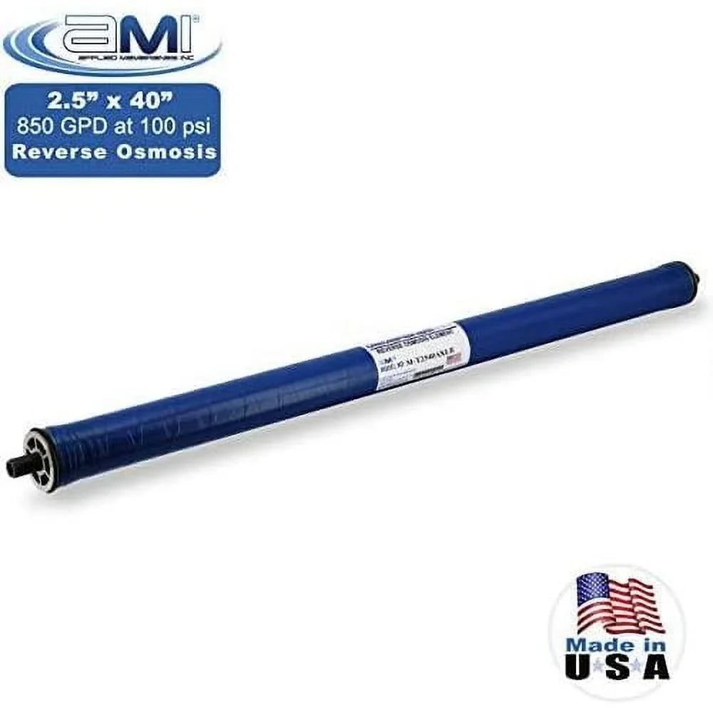 Extra Low Energy Reverse Osmosis Membrane For Tap Water | 850 GPD At 100 Psi | 99% Rejection | Replacement XLE RO Membrane |   M-T2540AXLE