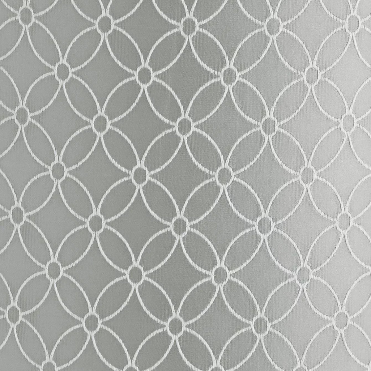 Springcrest Set of 2 Drum Print Lamp Shades White Gray Medium 13" Top x 14" Bottom x 10" High Spider with Harp and Finial Fitting