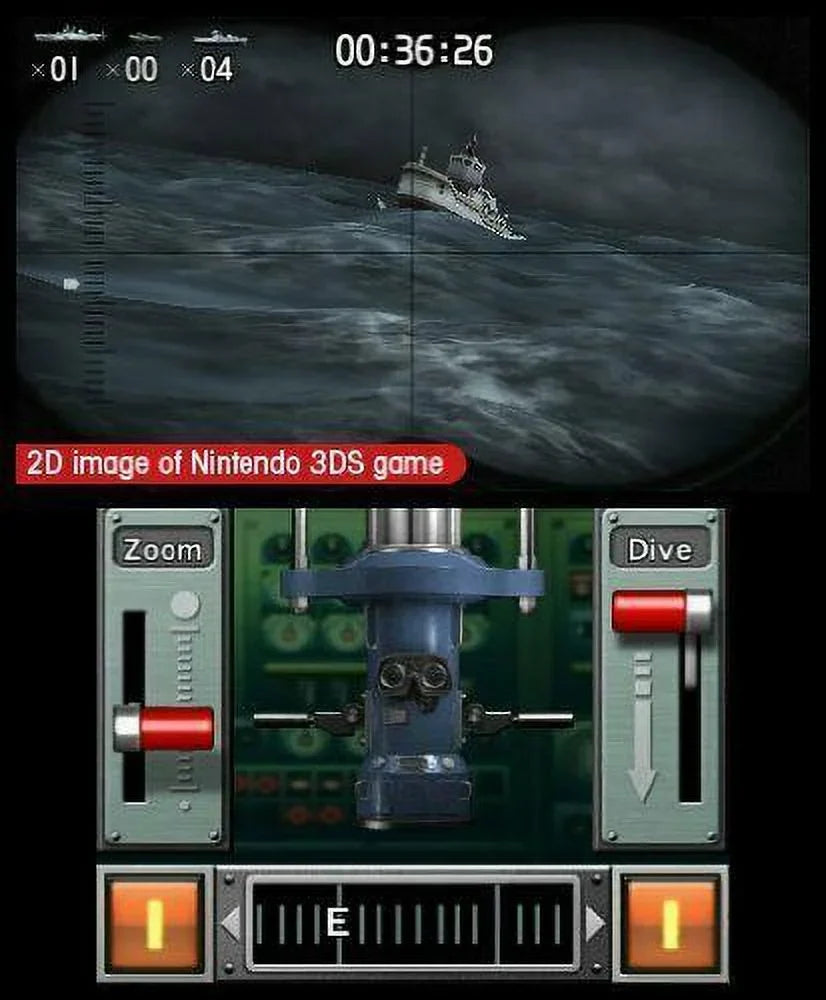Steel Diver - Nintendo 3DS [NTSC 2DS SimuLatitudeion Submarine Video Game] NEW
