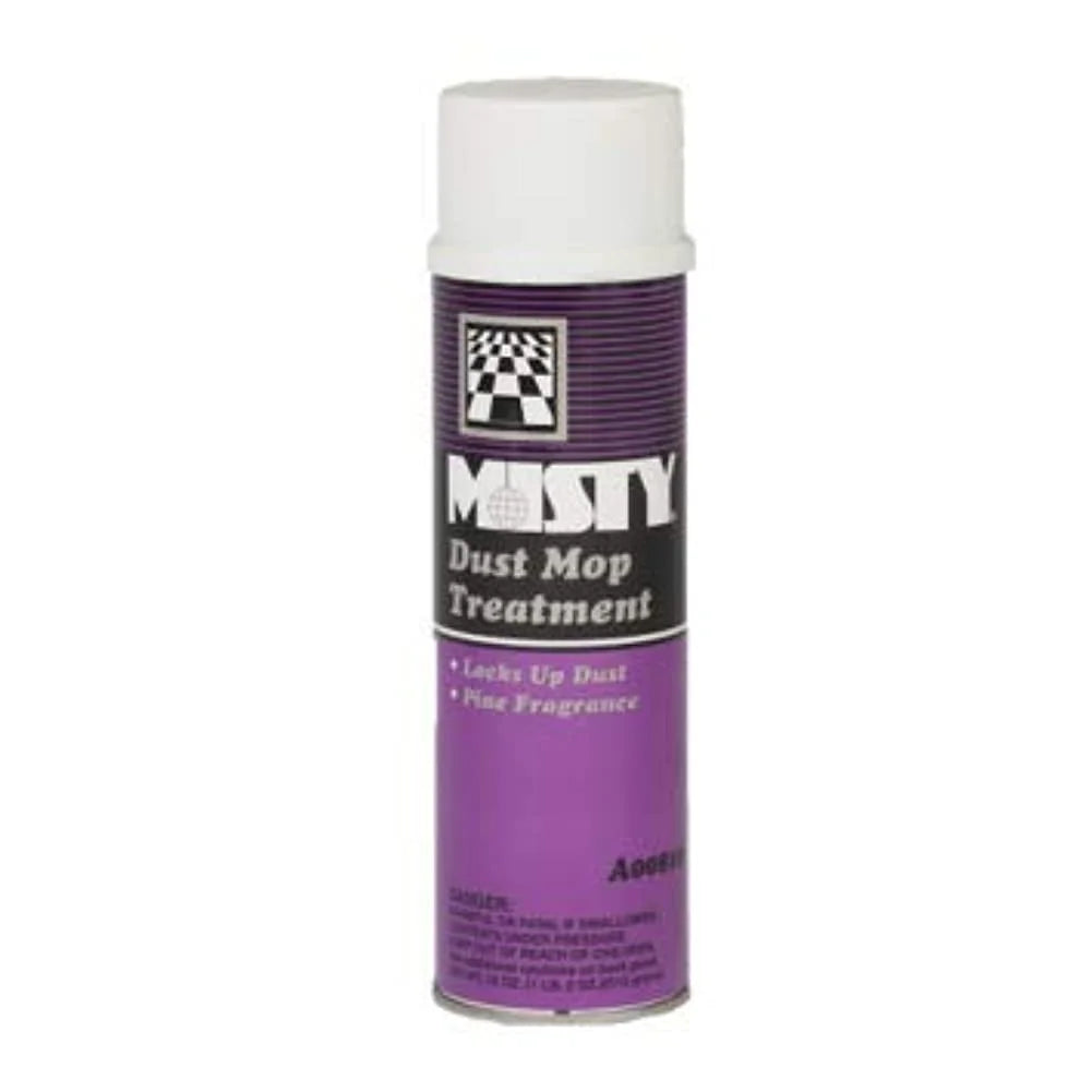 Misty Dust Mop Treatment Spray - 18 Ounce (Case of 12) 1003402 - Janitorial Grade Spray, Acts Like A Dust Magnet