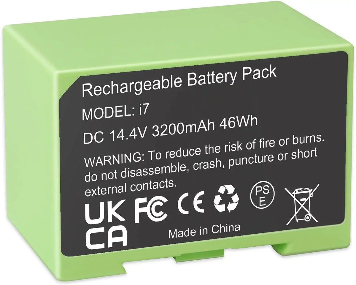 3200mAh i7 Lithium ion Replacement Battery for Irobot Roomba i7 7150 i7+ 7550 e5 e5152 e5154 i4 4150 i4+ i3 3150 i3+ 3550 ABL-D1 4624864