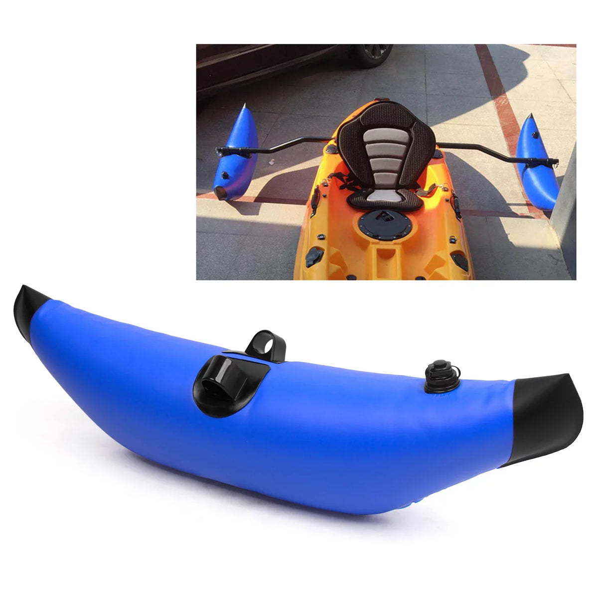 GoolRC Kayak PVC InfLatitudeable Outrigger Float, Sidekick Arms Rod, Fishing Standing Float Stabilizer System Kit, Kayak Float for Ultimate Stability and Support, Perfect for Fishing Expeditions