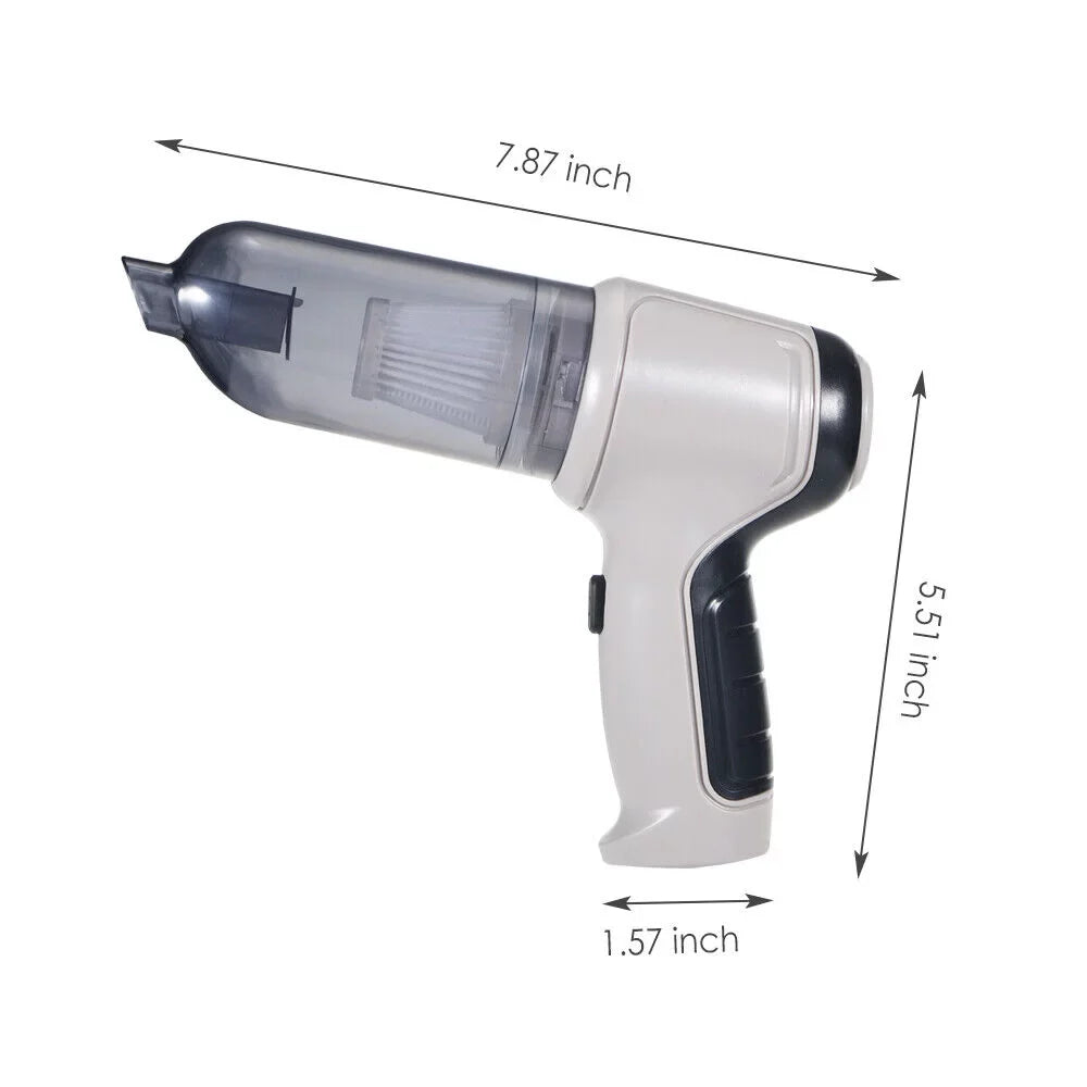 Paddsun Handheld Car Vacuum Cleaner 9000Pa - High-Powered Motor, Ergonomic Design, Long Battery Life, HEPA Filter