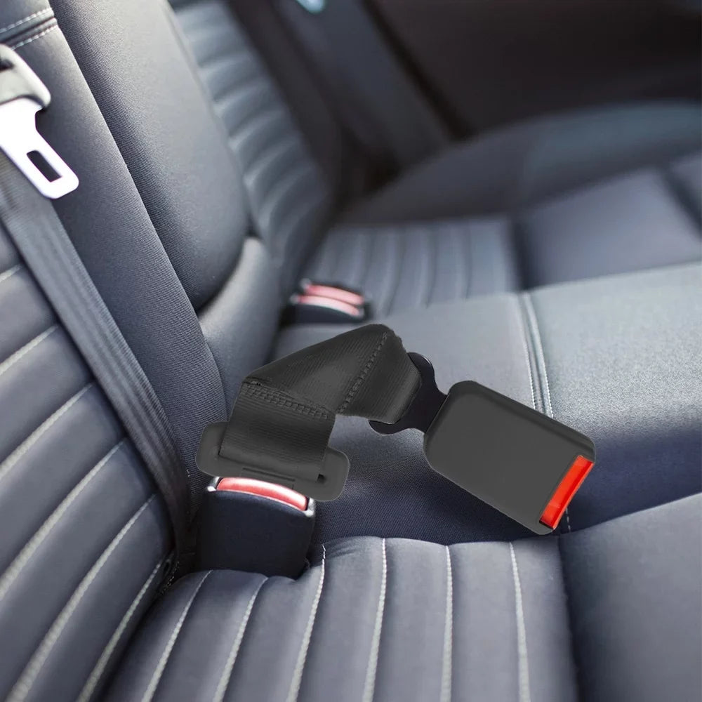 Seat Belt Extender Pros Ford Escape 2022 Front Seats Extender - E-Mark Certified, 7 Inch, Black