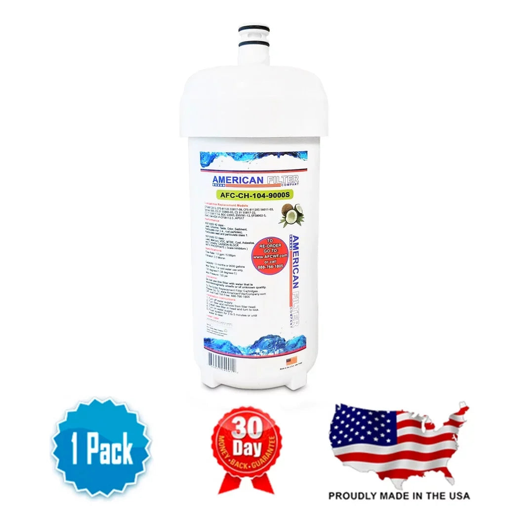 AFC Brand , Water Filters , Model # AFC-CH-104-9000S , Compatible with Webstaurant® 635CFS8720S - 1 Filters - Made in U.S.A.