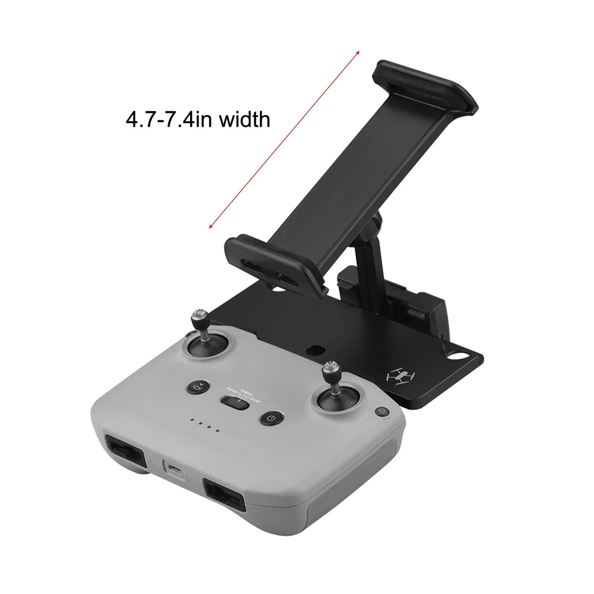 ZiSUGP Pad Holder 5 To 12inch Holder Remote Control Tablet Mount Holder Compatible With DJI Drone Controller Accessory Go Pro 360 Case