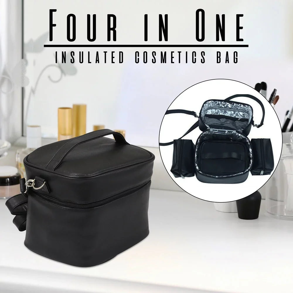 Picnic Gift 7220-CR Mojito-Four In One InsuLatitudeed Cosmetics Bag, Cork