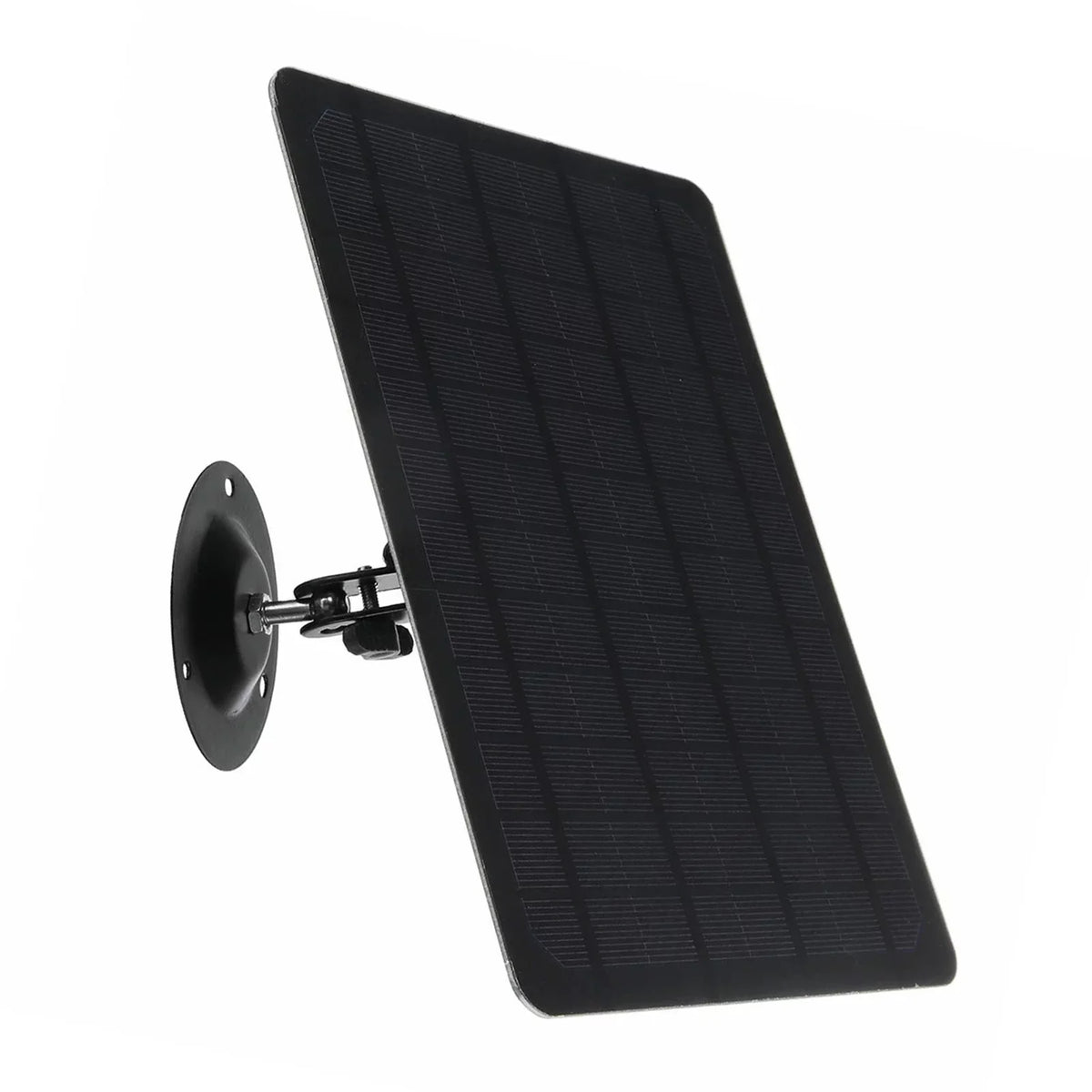 Shinysix USB Solar Panel 10W 6V Monocrystal Silicon Charging PLatitudee, 360-degree Rotation, Waterproof, Wall Mounted for USB Camera