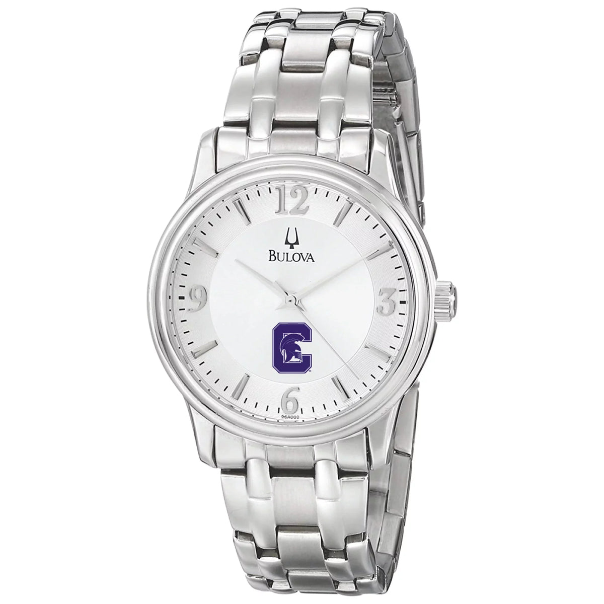 Men's Bulova  Silver Capital University Comets Stainless Steel Quartz Watch