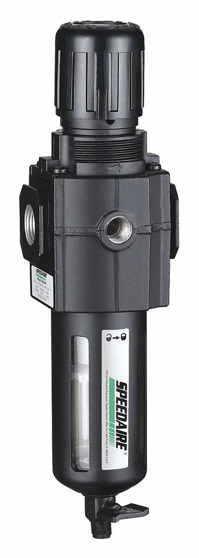 Speedaire Filt-Reg,1/4"NPT,80 cfm,40 micron  4ZK87
