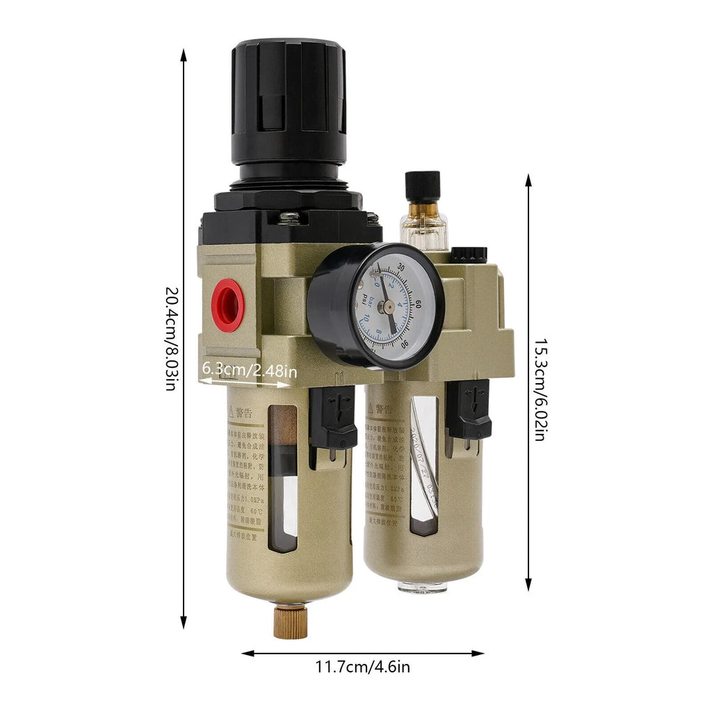 Oil Water Separator ReguLatitudeor Trap Filter Tire Changer Machine Part Equipment New