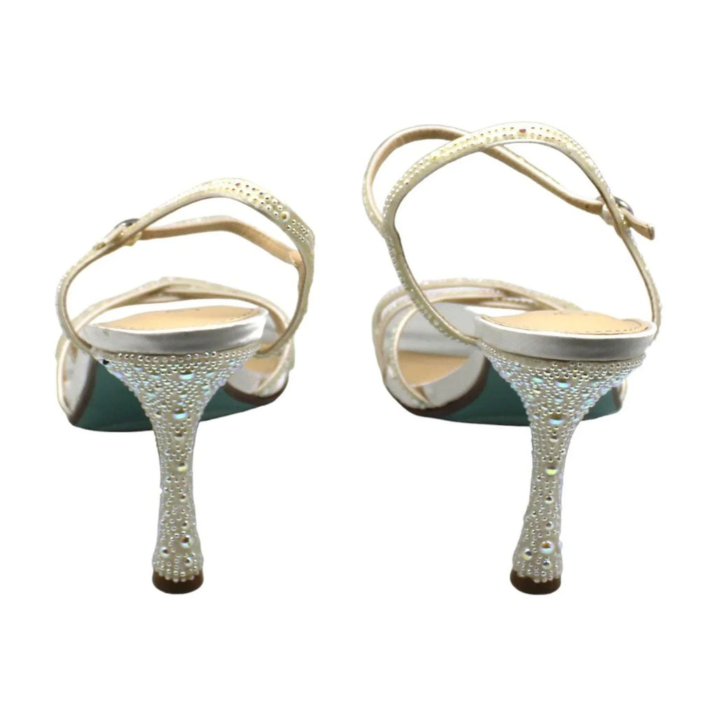 Betsey Johnson Women's Piprr Rhinestone Dress Sandals(Size 9 US)