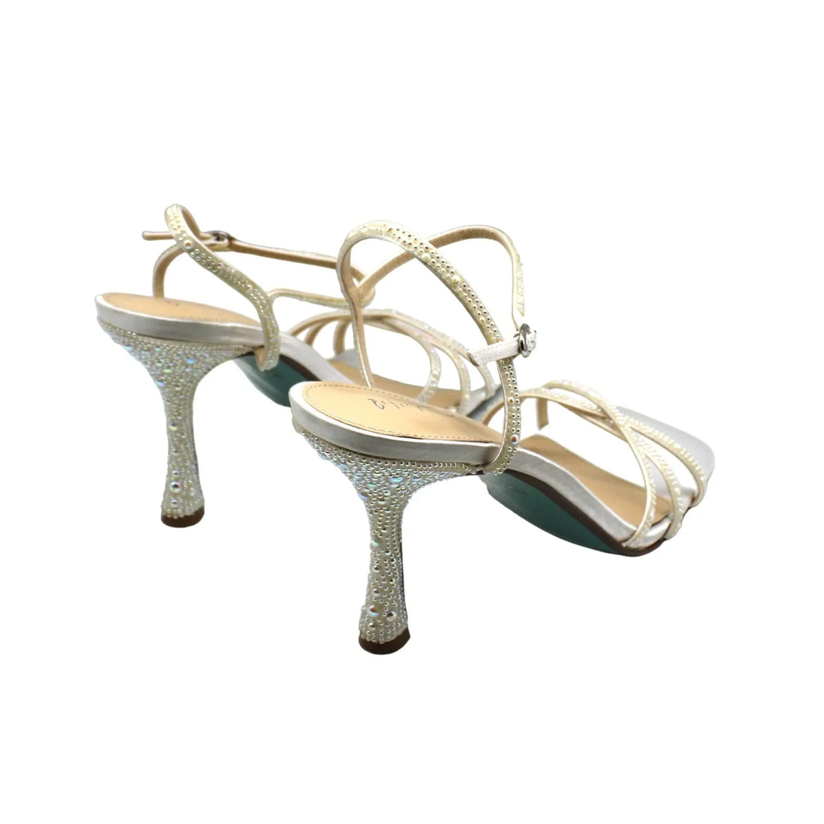 Betsey Johnson Women's Piprr Rhinestone Dress Sandals(Size 9 US)