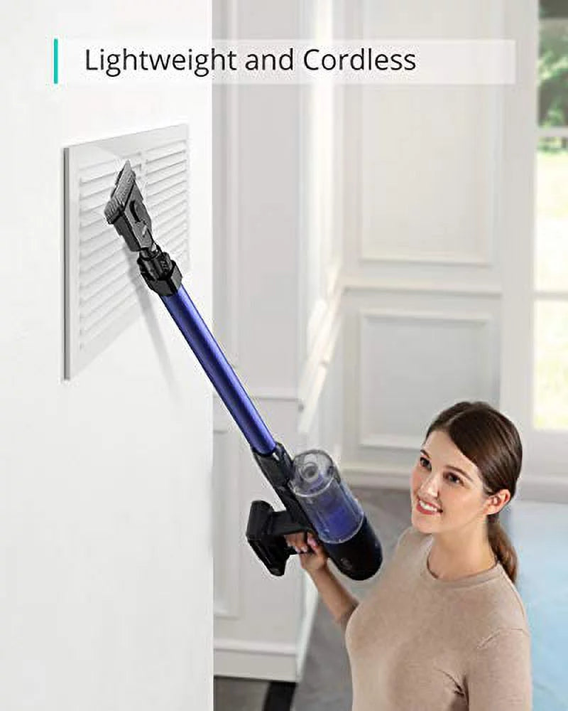 eufy by Anker, HomeVac S11 Go, Cordless Stick Vacuum Cleaner, Lightweight, Cordless, 120AW Suction Power, Detachable Battery, Cleans Carpet to Hard Floor