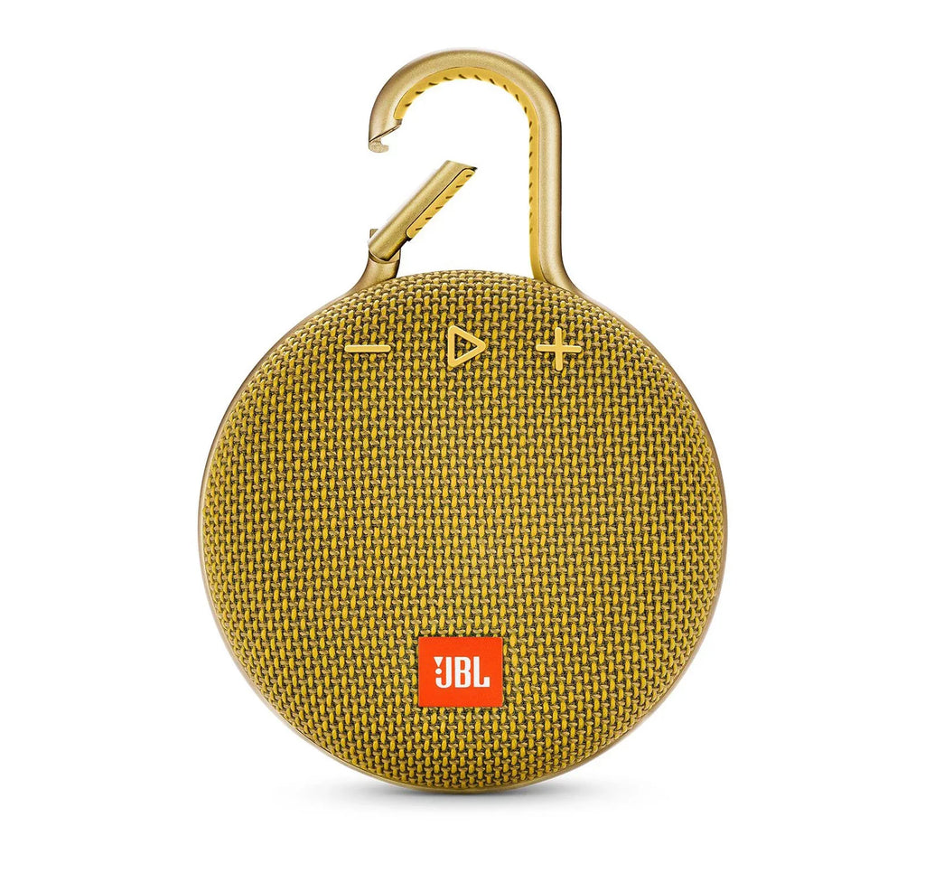 Open Box JBL Clip 3 Mustard Yellow Bluetooth Speaker