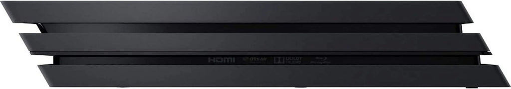 Sony PlayStation 4 Pro 1TB Gaming Console Black HDMI Cable 2 Controller With BOLT AXTION Cleaning Kit Bundle Like New