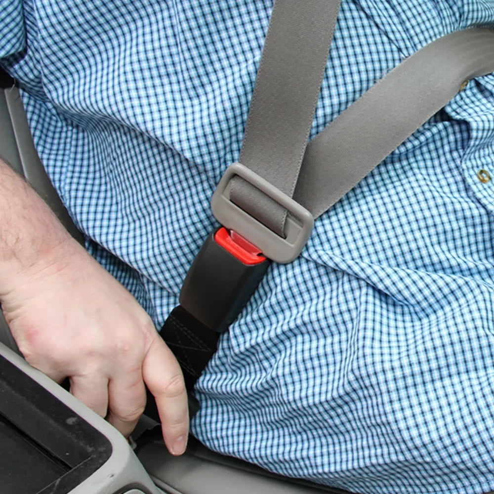 Seat Belt Extender Pros Ford Escape 2022 Front Seats Extender - E-Mark Certified, 7 Inch, Black