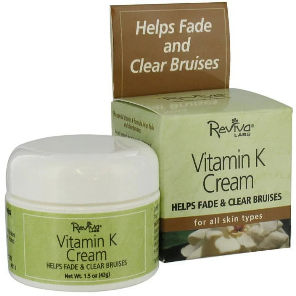 Reviva Vitamin K Face Cream For All Skin Types - 1.5 Oz, 3 Pack