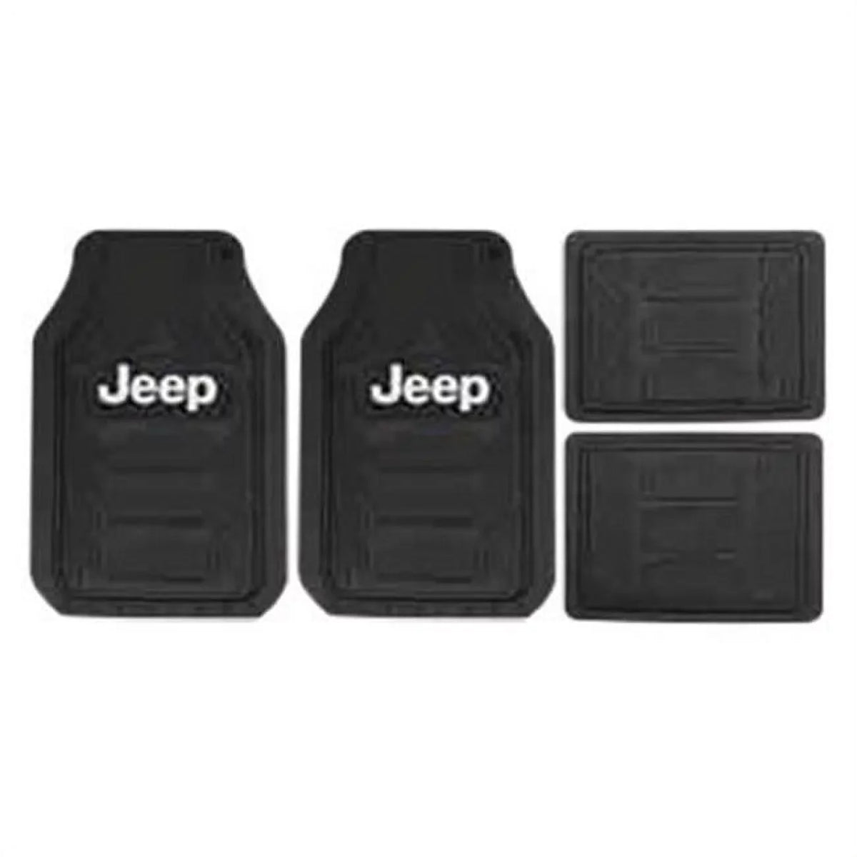 Plasticolor P23-001668R01 Jeep Rubber Floor Mat, Black