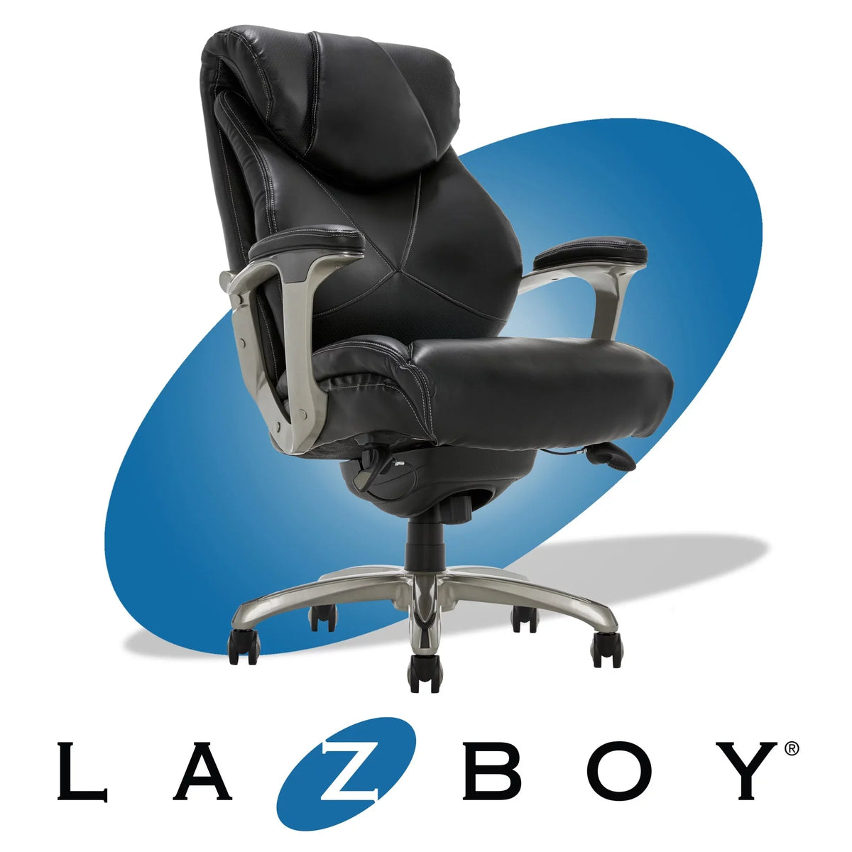 La-Z-Boy  Cantania Executive Office Chair with AIR Technology Black