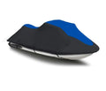BLACK / BLUE HEAVY-DUTY, PWC 600D JET SKI Cover Compatible for Yamaha Wave Runner GP760 1997 1998 1999 2000 2 Seater