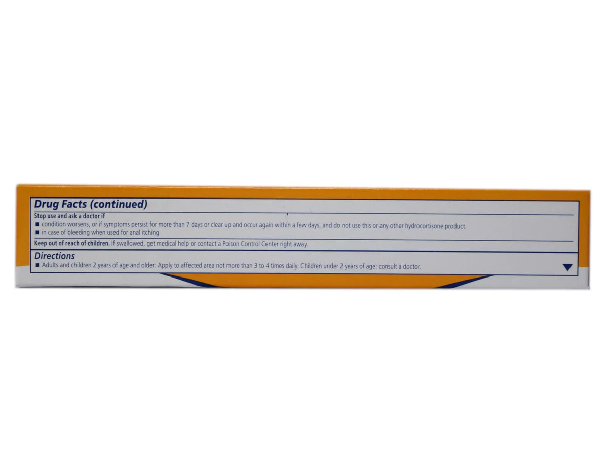Itch Relief 1% Strength Cream - Item Number 1139-CS - 1 oz. tube - 72 Each / Case