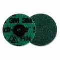Scotch-Brite  3 in. 20000 RPM Roloc Precision Surface Fine Conditioning Disc, Green - Pack of 100
