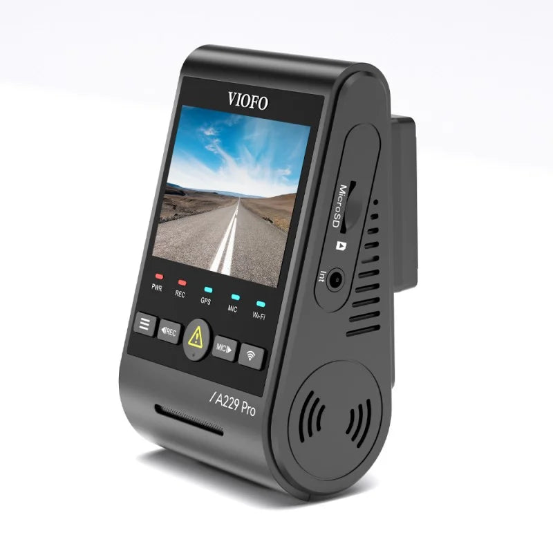 VIOFO A229 PRO 1CH 4K Front Dashcam with WiFi, GPS, and Sony STARVIS 2
