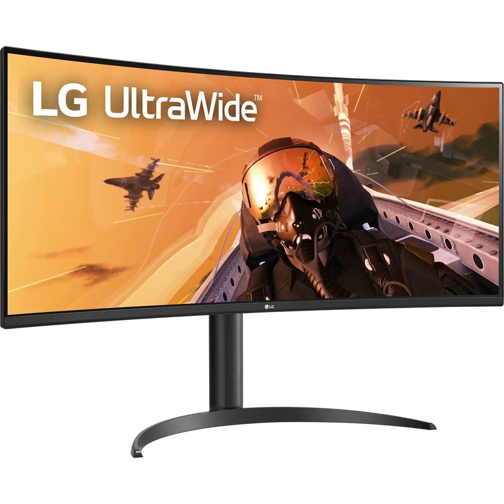 Open Box LG 34WP75C-B 34" Curved UltraWide QHD HDR 10 160Hz USB Type-C Monitor with AMD FreeSync Premium Pro (65W Power Delivery)