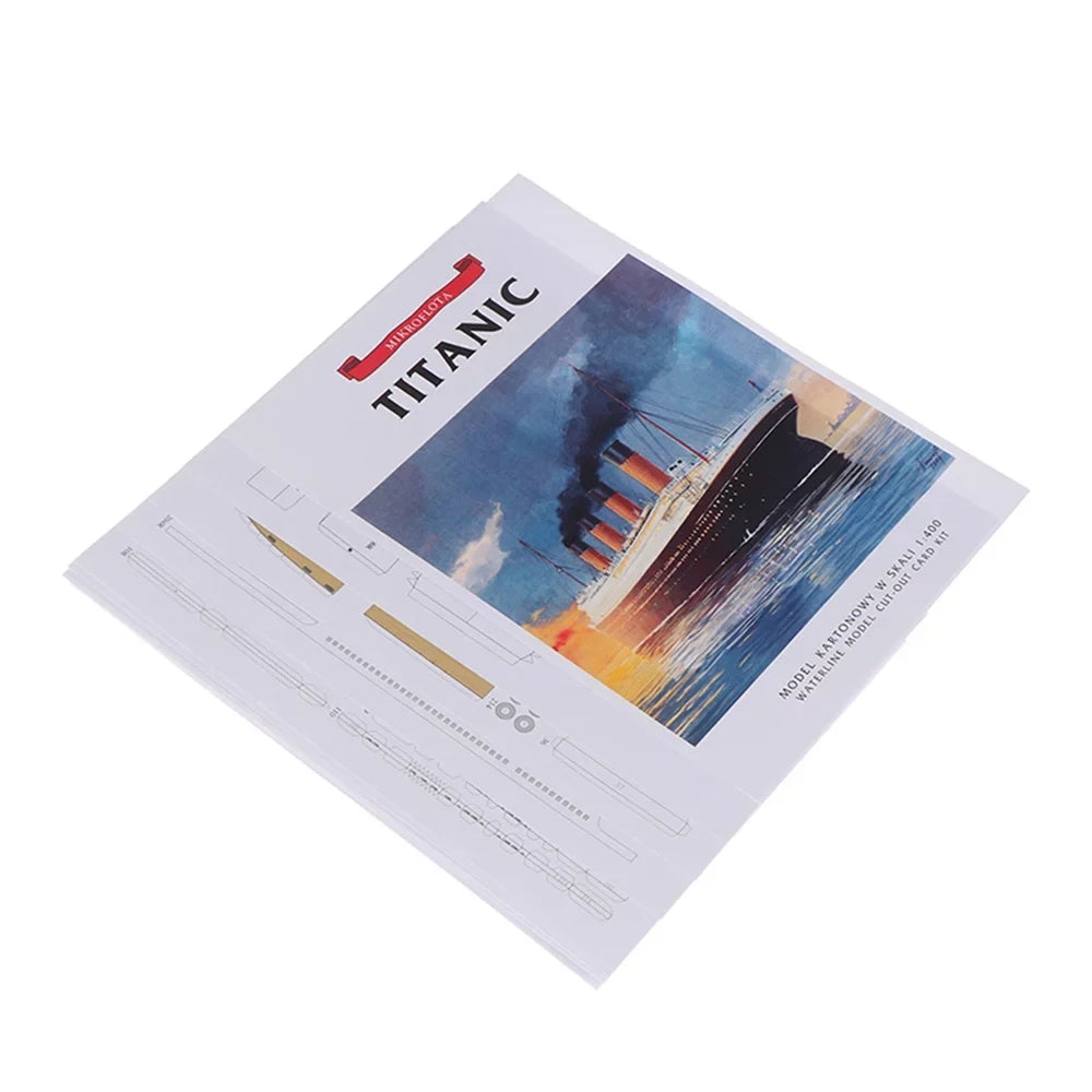 1:400 67*7CM British Titanic Cruise Paper Model Ship Model Handmade DIY Model (Unassembled Kit )