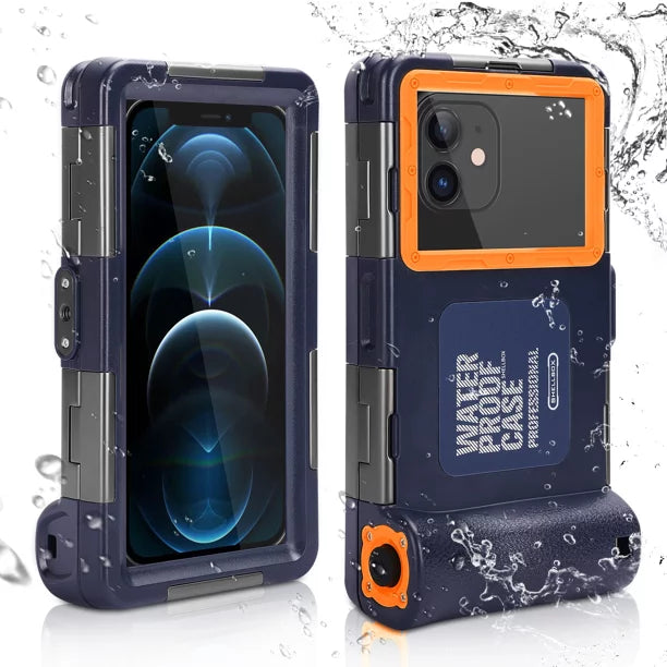 UrbanX Professional [15m/50ft] Swimming Diving Surfing Snorkeling Photo Video Waterproof Protective Case Underwater Housing for Oppo F3 Plus And all Phones Up to 6.9 Inch LCD with Lanyard
