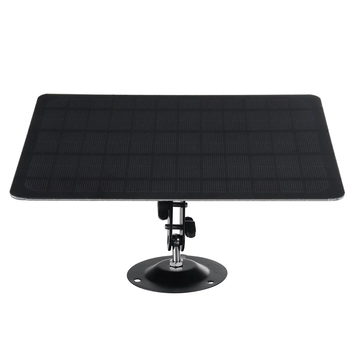 Shinysix USB Solar Panel 10W 6V Monocrystal Silicon Charging PLatitudee, 360-degree Rotation, Waterproof, Wall Mounted for USB Camera