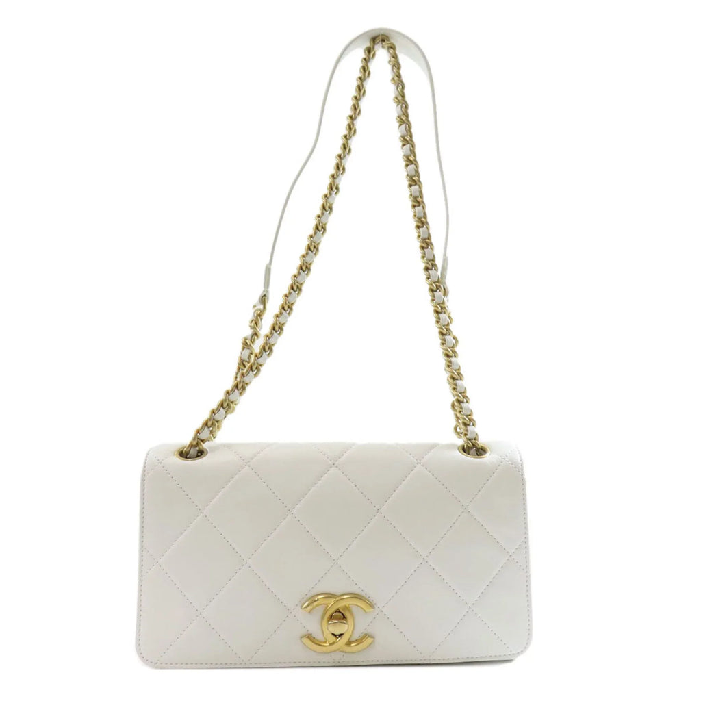 Pre-Owned Chanel Chain Shoulder Matelasse Bag Lambskin Ladies CHANEL (Good)