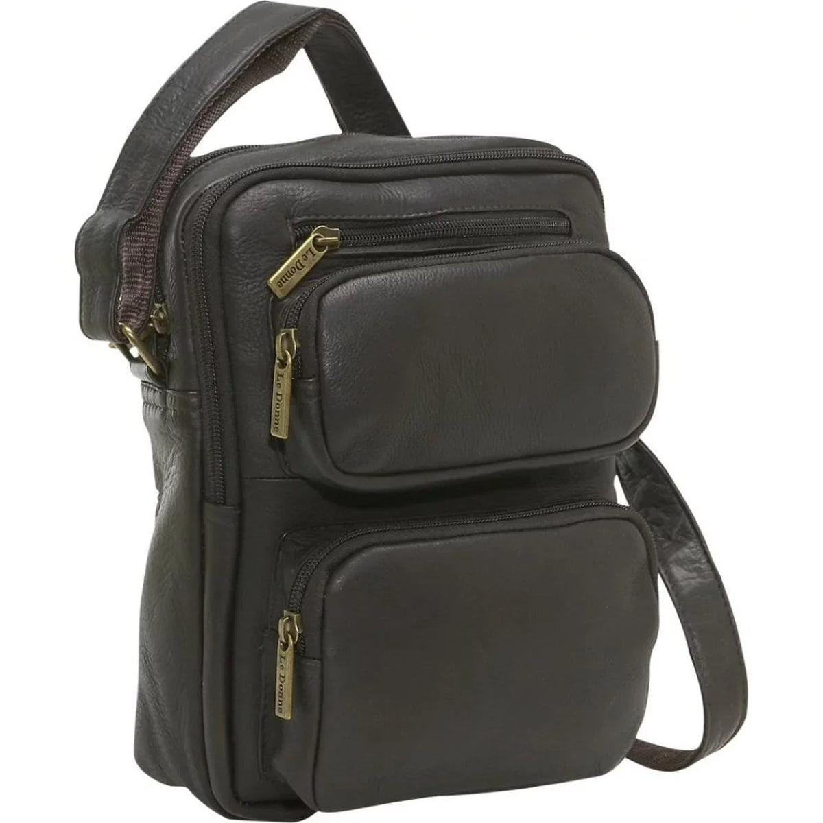 Le Donne Leather Multi Pocket Mens Bag LD-082