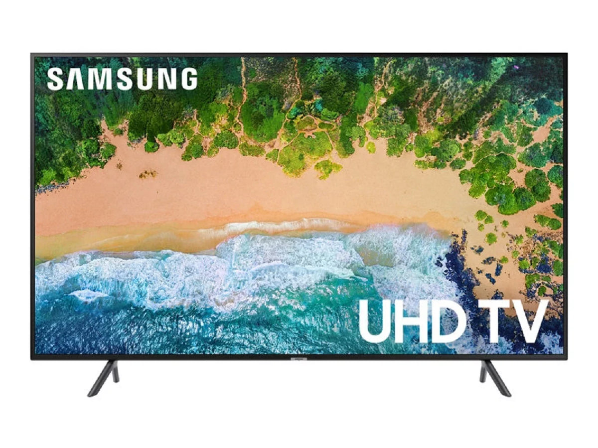 Restored Samsung 43" Class 4K (2160P) Smart LED TV (UN43NU710DFXZA) (Refurbished)