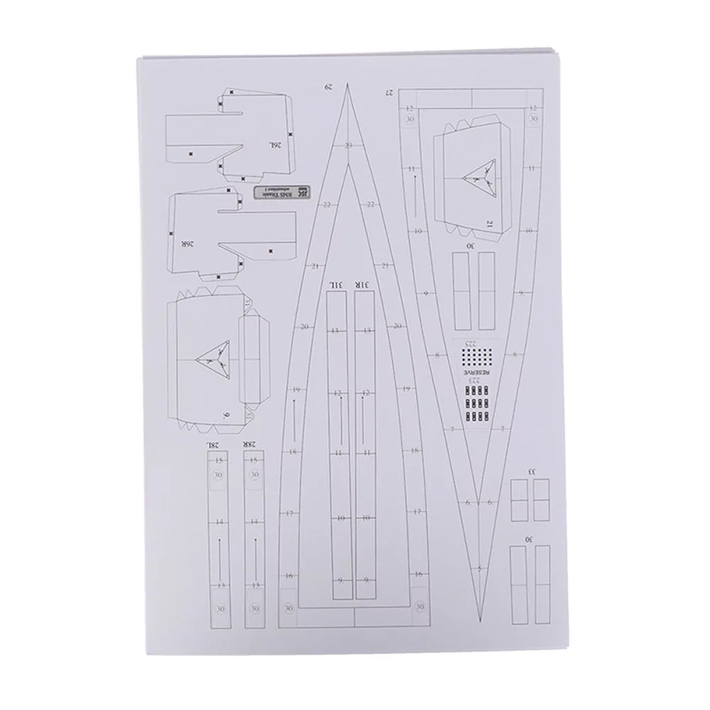 1:400 67*7CM British Titanic Cruise Paper Model Ship Model Handmade DIY Model (Unassembled Kit )