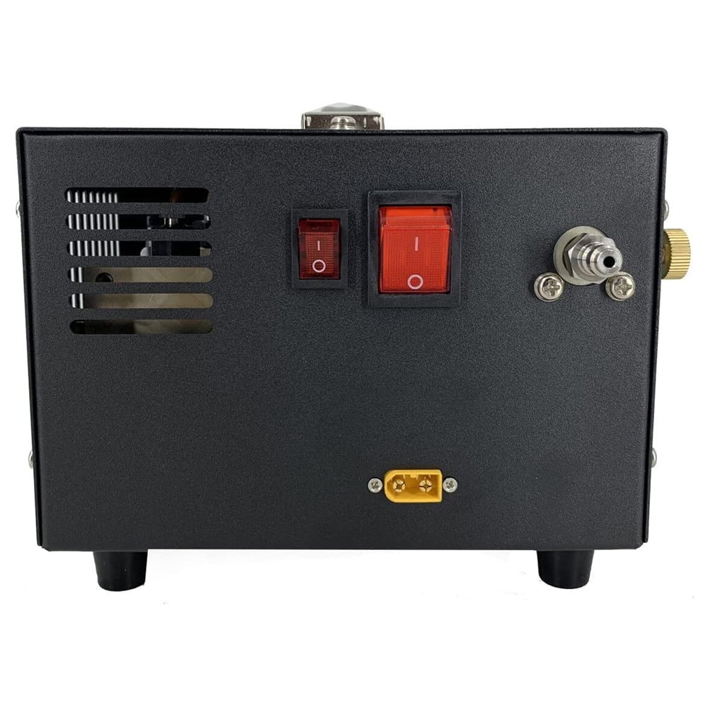 Lixada Electric 4500PSI High Pressure Air Compressor Intelligent Portable Pump Automatic Shutdown with Barometer Transformer