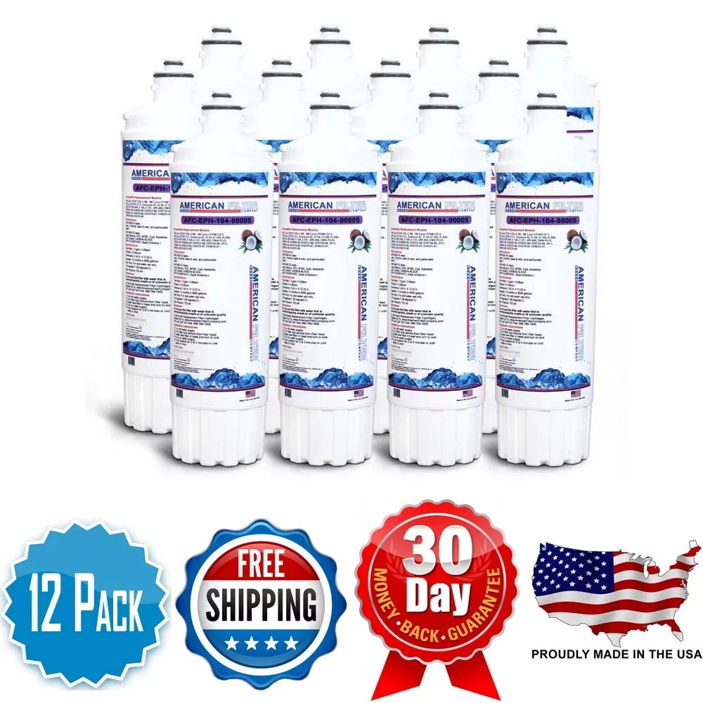 AFC Brand , Water Filters , Model # AFC-EPH-104-9000S , Compatible with Pentair® EV925924 - 12 Filters - Made in U.S.A.