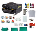 INTBUYING 3D Vacuum Sublimation Heat Press Machine Mug Paper Inks Tape Rubber Clamps Transfer KIT
